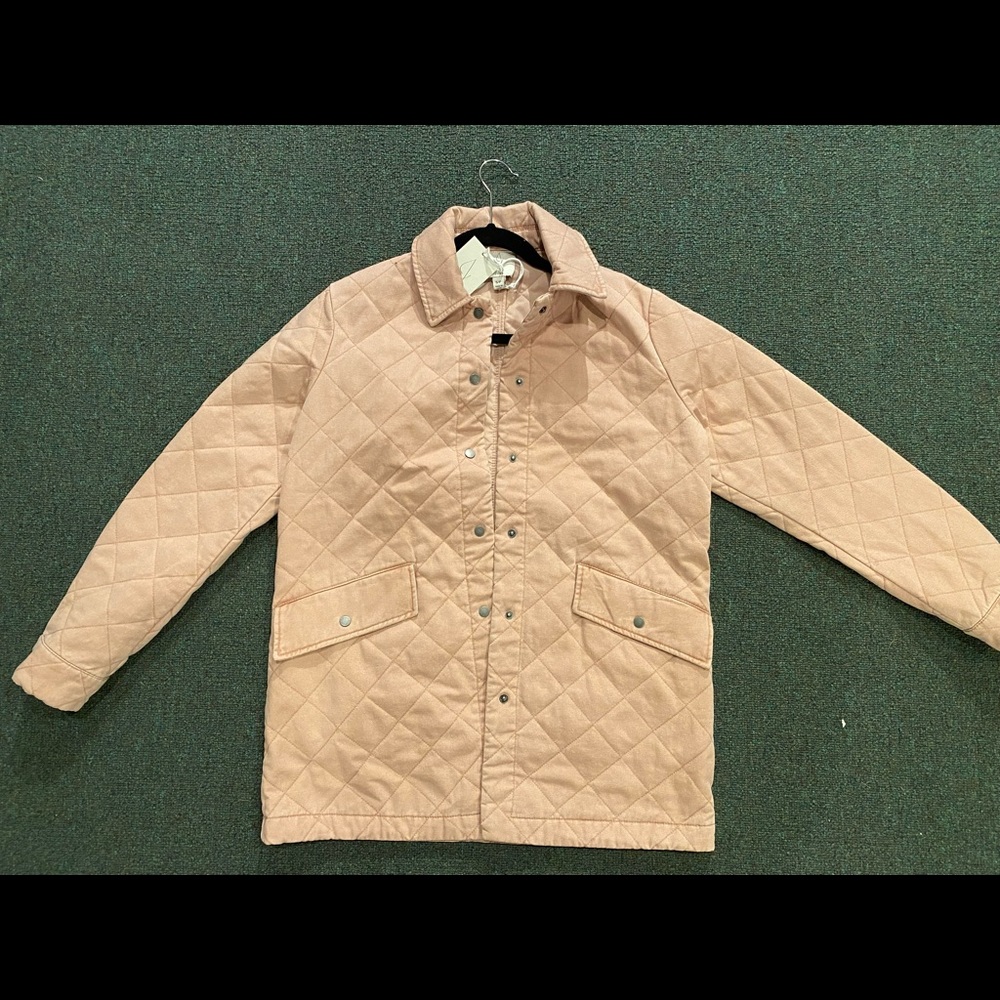Joie NWT Sz Small Quilted Pink Jacket